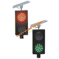 Solar double tubes traffic light